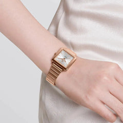 Naviforce 5048 Stylish Square Dial Watch For Women