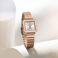 Naviforce 5048 Stylish Square Dial Watch For Women