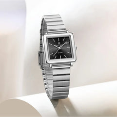 Naviforce 5048 Stylish Square Dial Watch For Women