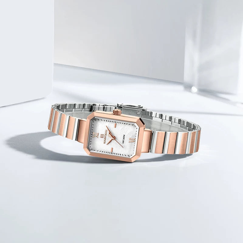 NAVIFORCE 5050 Stylish Rectangular Women’s Watch