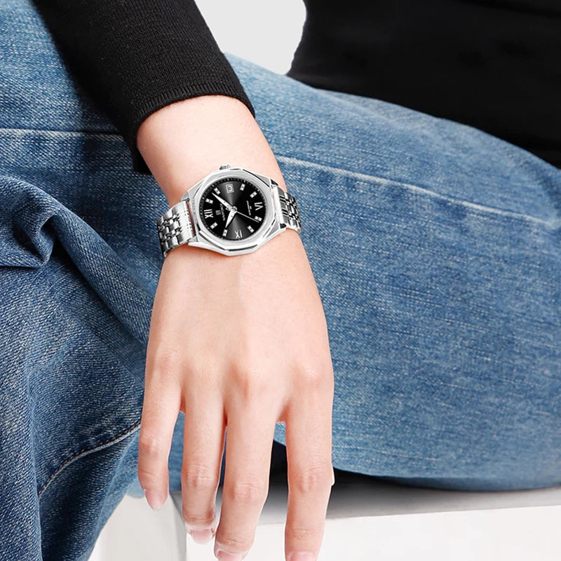 NAVIFORCE NF5052 Ladies Luxury Watch with Japanese Quartz Movement