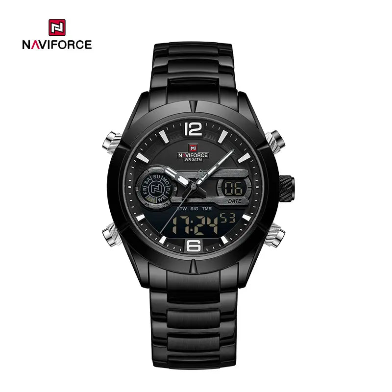 Naviforce NF9232 Dual Display Muti-functhion Sport Outdoor Original Design Watch for Men