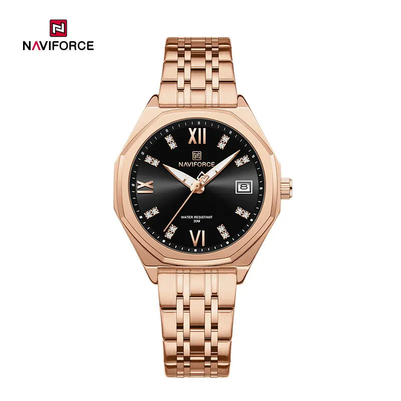 NAVIFORCE NF5052 Ladies Luxury Watch with Japanese Quartz Movement