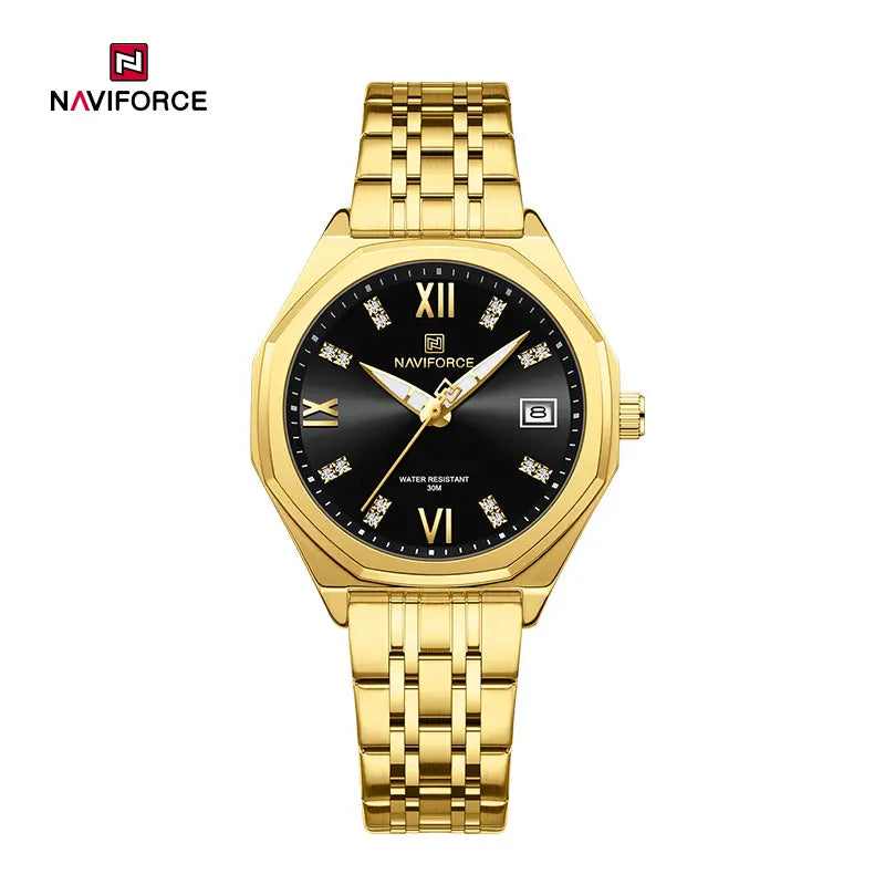 NAVIFORCE NF5052 Ladies Luxury Watch with Japanese Quartz Movement