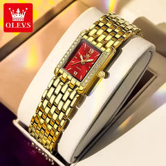 OLEVS 3700 Luxury Women's Stainless Steel Band Bracelet Watch