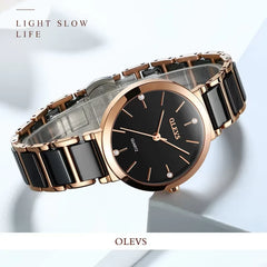 OLEVS 5877 Luxury Quartz Watch for Women