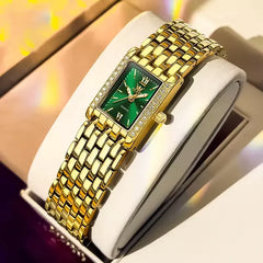 OLEVS 3700 Luxury Women's Stainless Steel Band Bracelet Watch