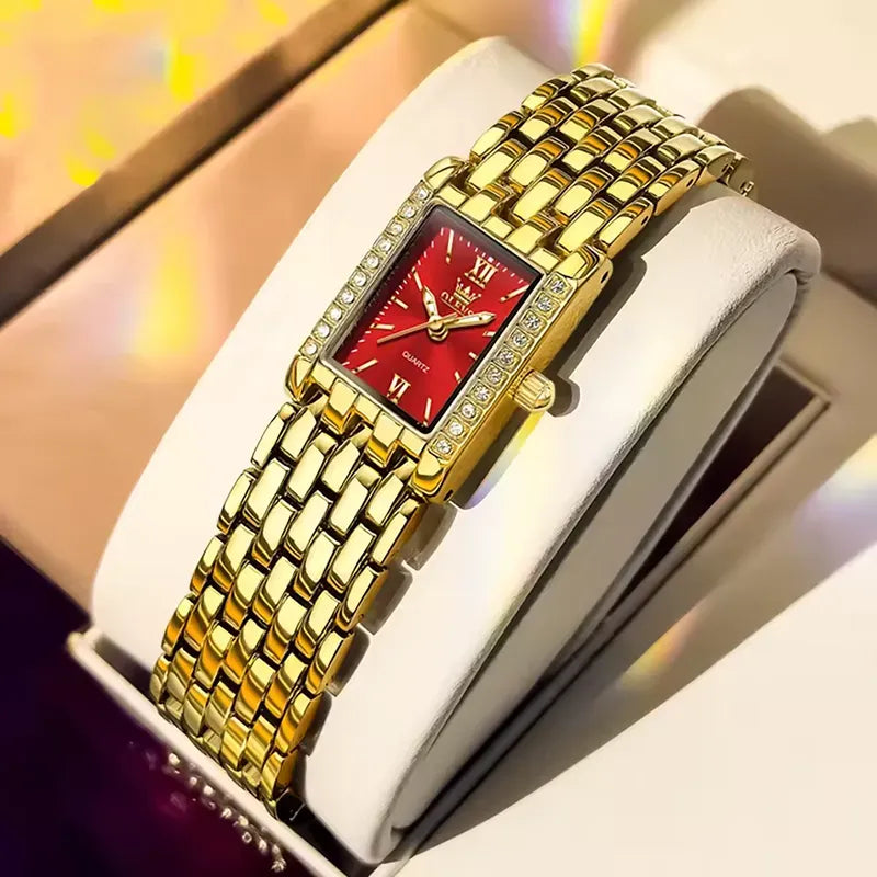 OLEVS 3700 Luxury Women's Stainless Steel Band Bracelet Watch