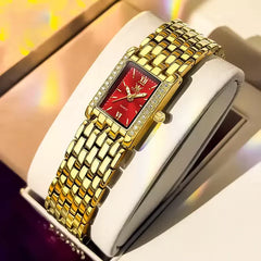 OLEVS 3700 Luxury Women's Stainless Steel Band Bracelet Watch