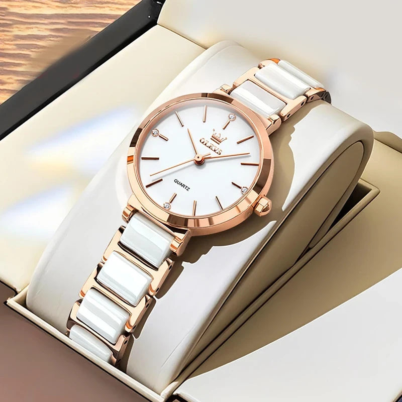 OLEVS 5877 Luxury Quartz Watch for Women