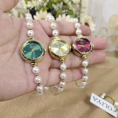 OLIYA 993 Luxury Pearl Bracelet Ladies Watch