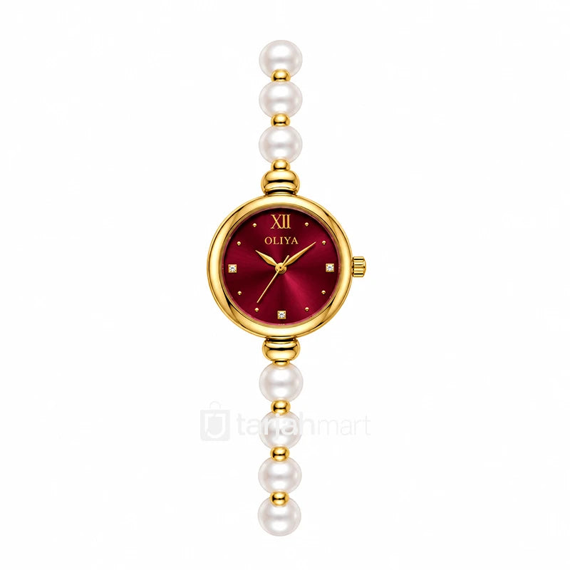 OLIYA 993 Luxury Pearl Bracelet Ladies Watch