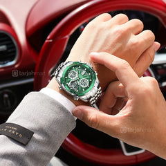 POEDAGAR E108 Men's Dual Display Sports Watch