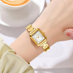 SKMEI 2582 Women's Square Dial Luxury Quartz Watch