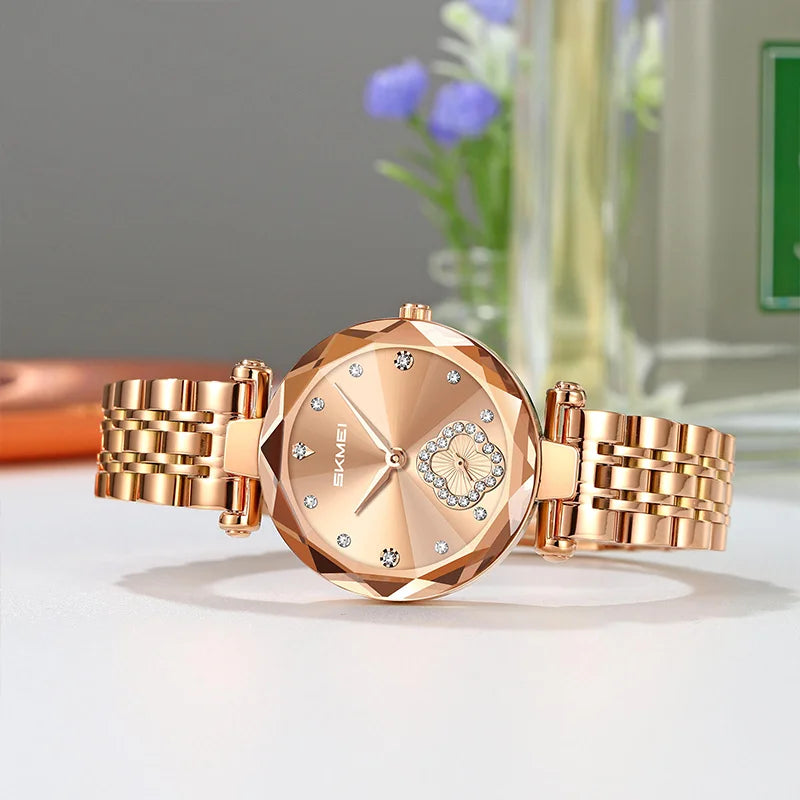 SKMEI 2718 Luxury Ladies Quartz Watch – Elegant Design