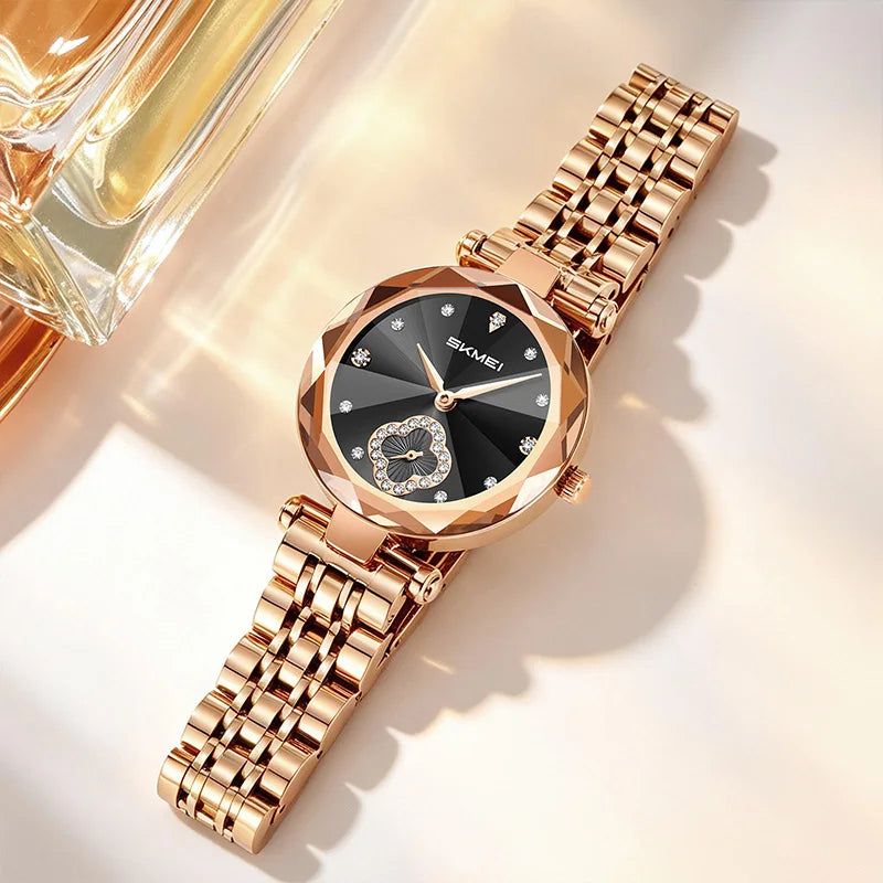SKMEI 2718 Luxury Ladies Quartz Watch – Elegant Design