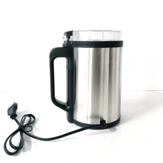 Silver Crest RAK 3550w electric mini spice grinder by Tarjah Mart, showing the compact metallic grinder with a clear lid.