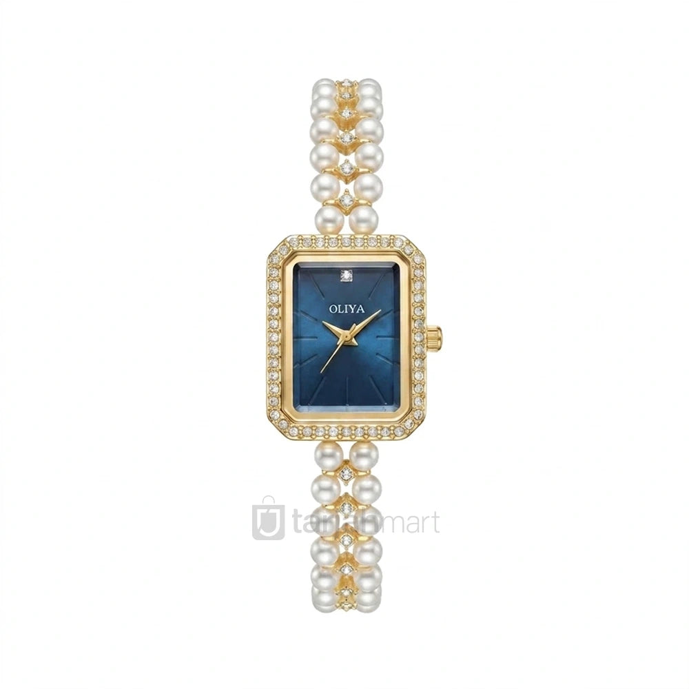 Oliya 186 Women’s Luxury Pearl Bracelet Watch