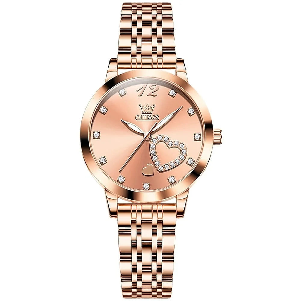 OLEVS 5189 Luxury Ladies Steel Band Watch