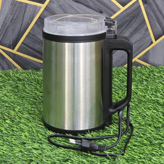 Silver Crest RAK 3550w electric mini spice grinder by Tarjah Mart with a stainless steel exterior and compact design.