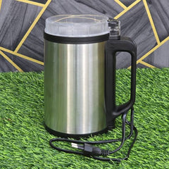 Silver Crest RAK 3550w electric mini spice grinder by Tarjah Mart with a stainless steel exterior and compact design.